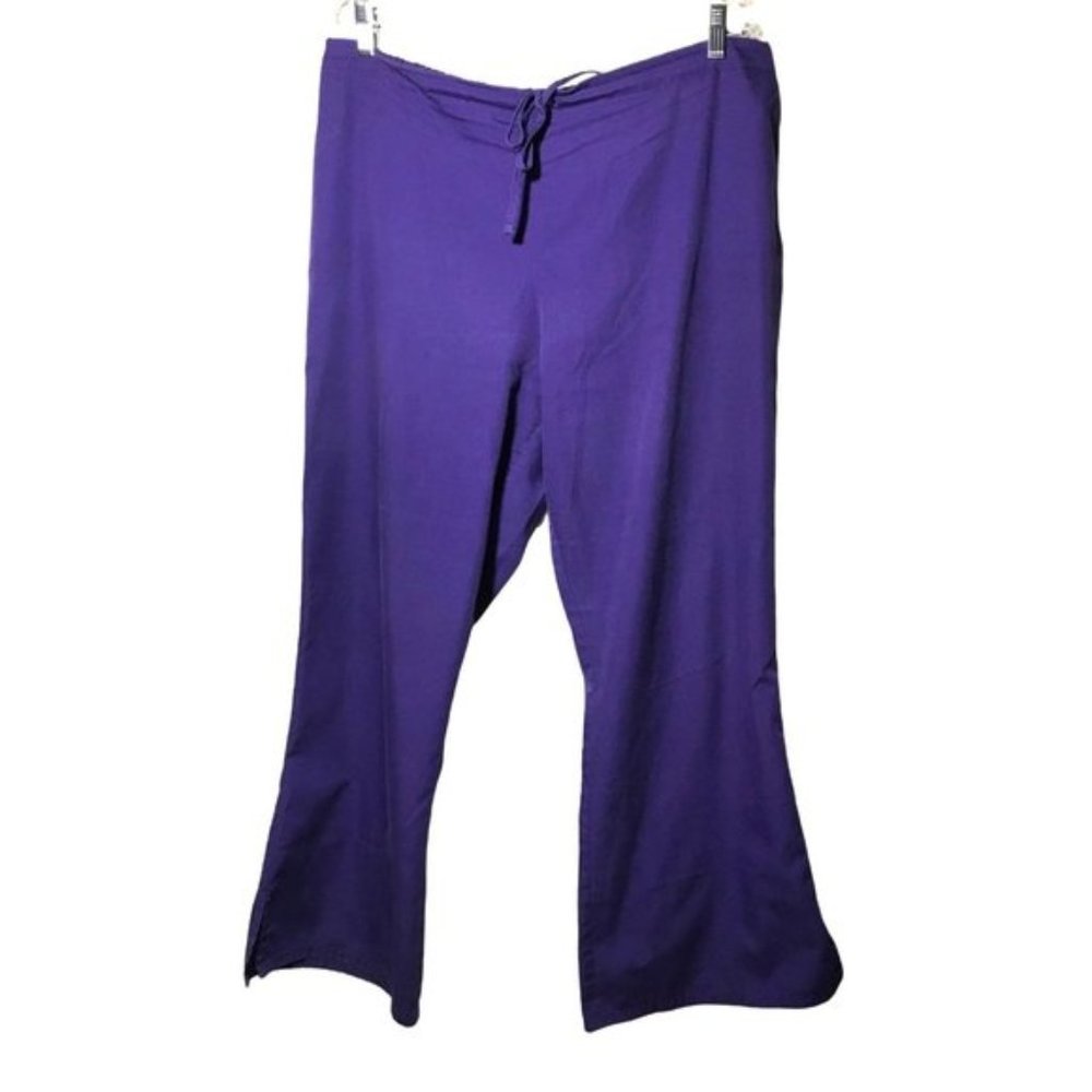 Cherokee Womens Scrub Pants Size Large Purple